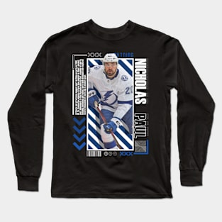 Nicholas Paul Paper Poster Version 10 Long Sleeve T-Shirt